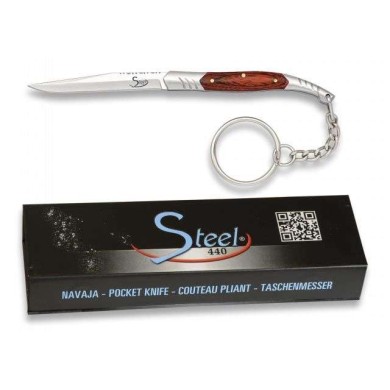 Navaja Steel 440. pakkawood. hoja 5 cm