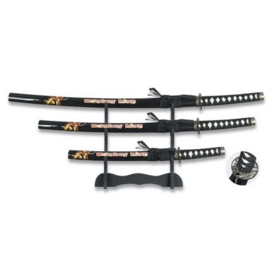 set katana tole10 Monkey King con peana.