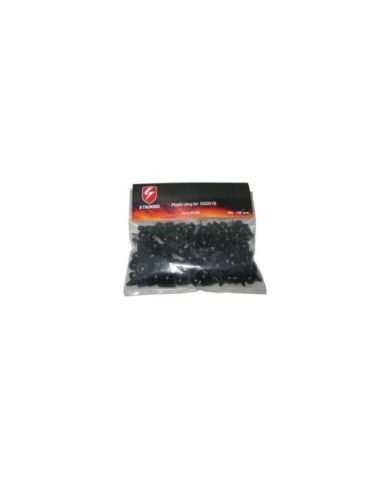 S-THUNDER TAPON PLASTICO MINAS AGUA 100UNIDADES NEGRO