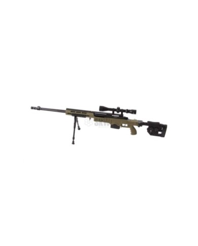 RIFLE CERROJO WELL MB4411D CON MIRA Y BIPODE OD