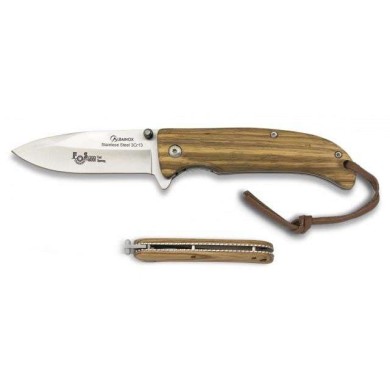 Navaja Albainox zebra. hoja 7.5 cm FOS