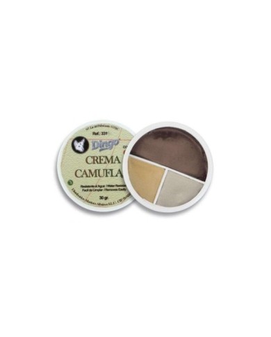 Pintura camuflaje. Tarro 3 colores. 30g