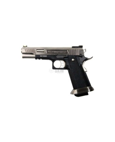 PISTOLA  HI-CAPA 5.1 T.REX SILVER PISTOLA WE-WET-5.1TREX-SV