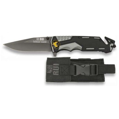 Navaja gris/negra K25 seguridad. H:9.4