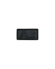 PARCHE PVC TIPO SANGUINEO A+ NEGRO EMERSON