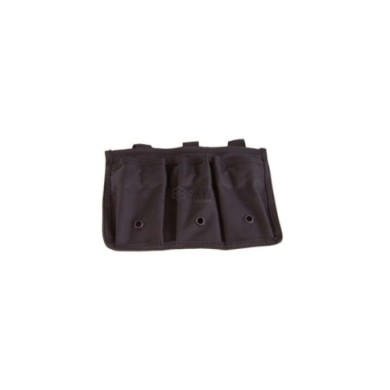 PORTA 3 CARGADORES NEGRO