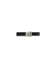 Cinturon negro hebilla metalica SWAT