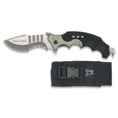 navaja K25 titanium coated. hoja: 9