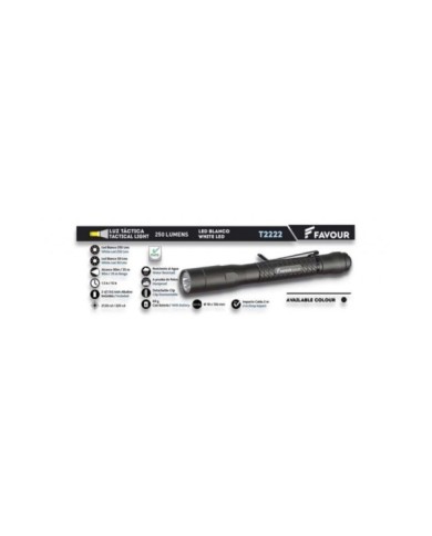 Linterna FAVOUR LIGHT.  250 LM