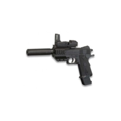 pistola aire suave con silenciador. Cyma