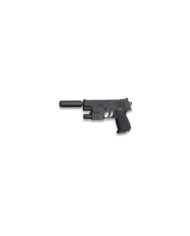 pistola aire suave con silenciador. cyma