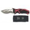 navaja K25 negra / roja titanium c. 9.3