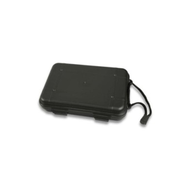 CAJA PLASTICO NEGRA 19x12x4.5 CM