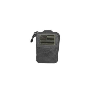 POUCH WITH US FLAG PATCH BLACK CONDOR MA 16-002