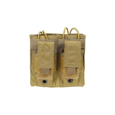 POUCH TAN DRAGONPRO DP-PO005-003 DOUBLE 5.56 KANGAROO MAG