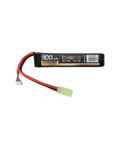 BATERIA DRAGONPRO DP-L7-020 7.4V 1100MAH 20C LIPO 103X21X13MM