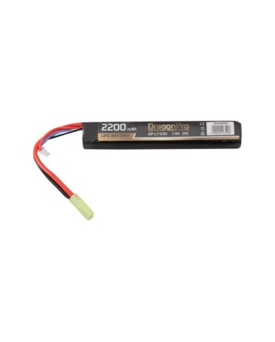 BATERIA DRAGONPRO DP-L7-030 7.4V 2200AH 25C LIPO 127X21X24MM