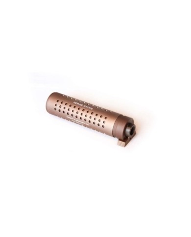 SILENCIADOR CORTO CLIP CON BOCACHA 150MM TAN