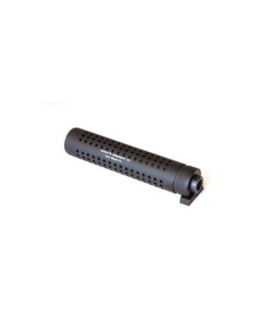 SILENCIADOR LARGO CLIP 185MM NEGRO