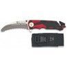 navaja roja / negra K25 seguridad. H:9.5