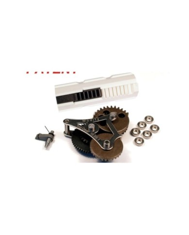 JUEGO ENGRANAJES MODULAR 6MM VER.2/VER.3, TOP GEAR 15.05:1 + ULTRA PISTON MODIFY