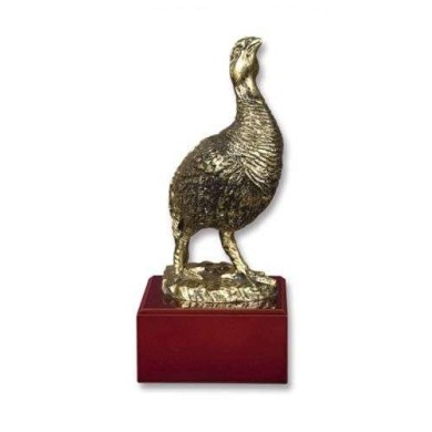 Trofeo resina CODORNIZ con peana (23 cm)