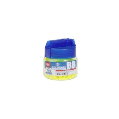 BOTELLA 500 BBs AMARILLA