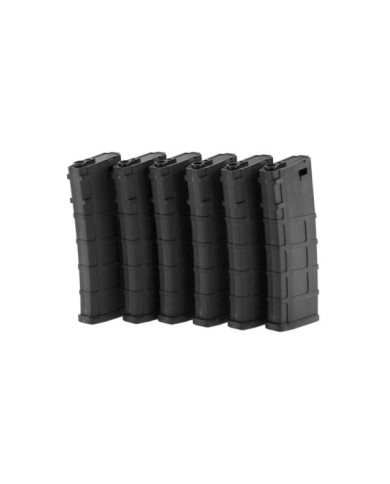 PACK 6 CARGADORES M4 30RDS NEGRO LONEX