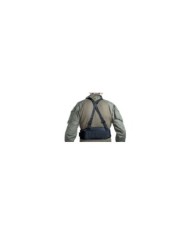 CINTURON MOLLE CON TIRANTES NEGRO