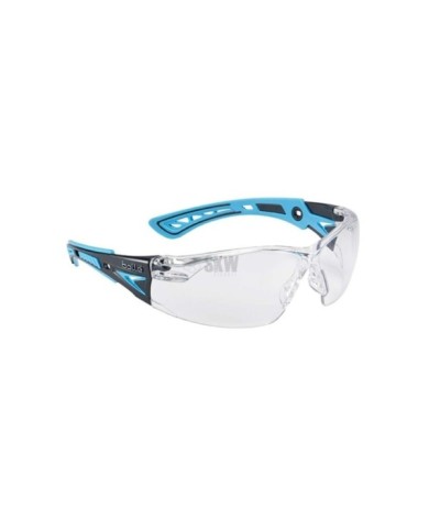 GAFAS BOLLE RUSH+ PC TRANSPARENTE CELESTE