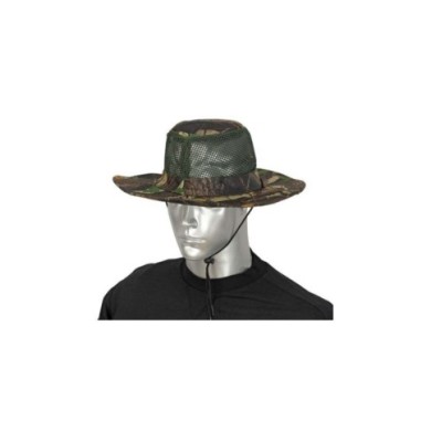 sombrero con rejilla camo arbol verde