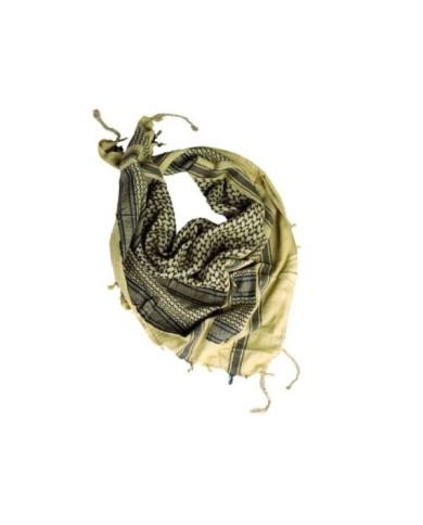 PAÑUELO  ?SHEMAGH? 110X110CM KHAKI/SCHW.