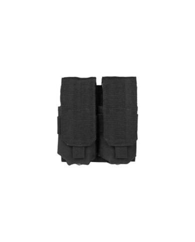 POUCH PORTA CARGADOR. M4 / M16 NEGRO DOBLE