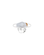 Mascarila TNT Bandera España blanca.