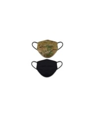 Mascarilla reversible camo - negro