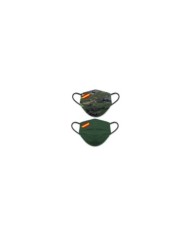 Mascarilla reversible camuflaje - verde
