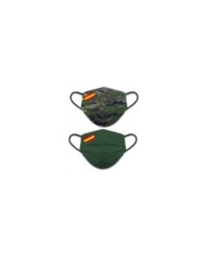 Mascarilla reversible camuflaje - verde