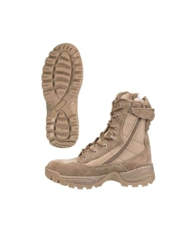 BOTA TACTICA TWO-ZIP COYOTE