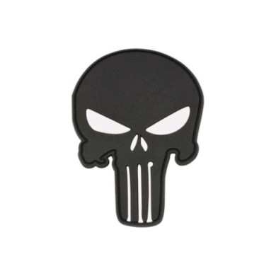 Parche Calavera 6.6x9 cm con velcro