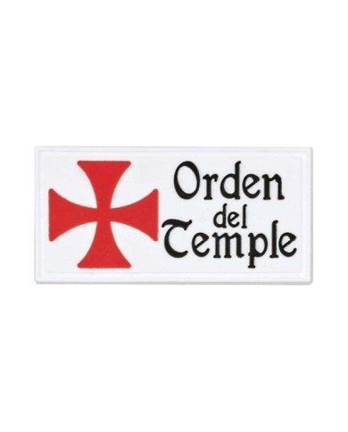 Parche "Orden Del Temple" 6x3 cm
