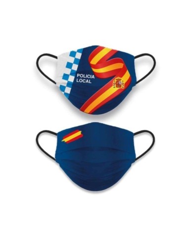 Mascarilla reversible Policia Local