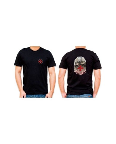 CAMISETA BASICA BARBARIC NEGRA TEMPLARIO