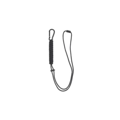 PARACOR C/MOSQUETYON LANYARD NEGRO