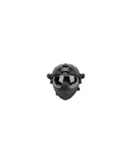CASCO TIPO FAST Y MASCARA NEGRO DELTA TACTIC