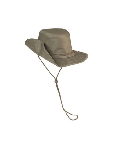 GORRO CON BOTON DE PRESION OLIVA