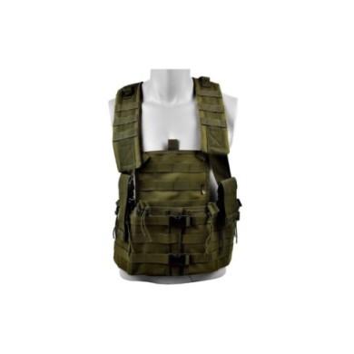 CHALECO TÁCTICO ROYAL CON BOLSILLO TRASERO PARA BOLSA DE HIDRATACIÓN OLIVE DRAB
