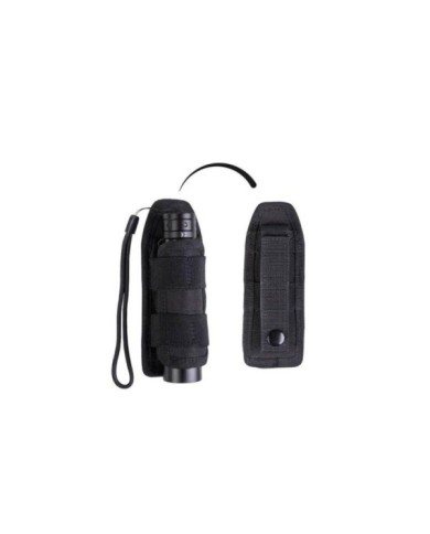 FUNDA LINTERNA SEC MOLLE NEGRA