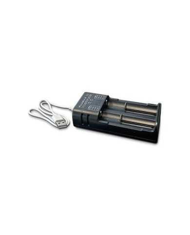 CARGADOR DOBLE DE BATERIAS 18650