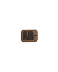 PARCHE 3D BLOOD BLOOD AB NEGATIVO DARK COYOTEC