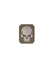 PARCHE 3D SKULL PVC LG OLIVE
